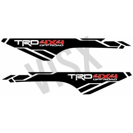 Avery Dennison X2 TRD 4x4 off-road vinyl decal for 2013-2019 Toyota Tacoma bed side