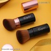 Retractable Kabuki Makeup Brushes 2 Pcs Blush Brushes Set Portable