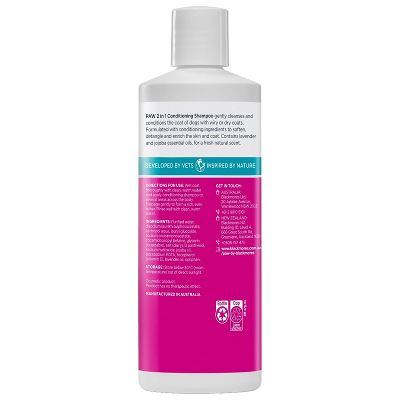 BLACKMORES PAW 2-In-1 Conditioning Shampoo 500ml