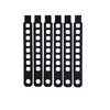 Hollywood Racks Rubber Strap (Pack of 6), 8.5"