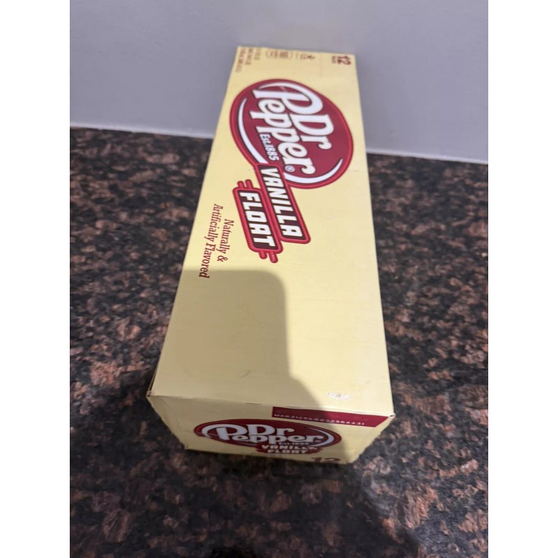 Dr Pepper Vanilla Float 12 Pack. Sealed Expires March 31