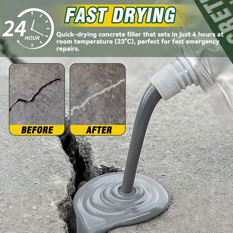 Concrete Crack Filler, Cement Crack Filler, High Elasticity Self Leveling