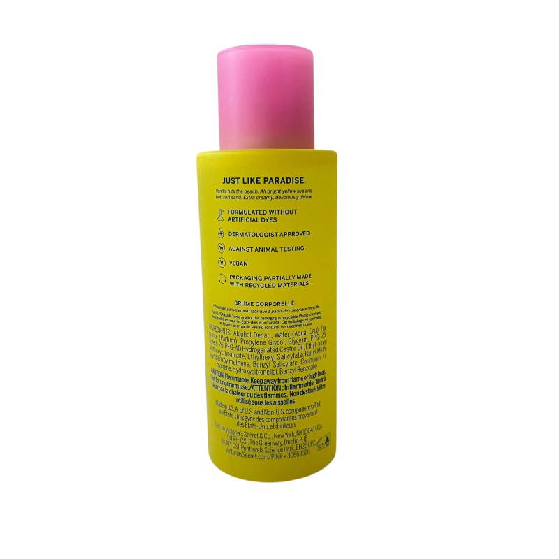 Victoria's Secret Vanilla & Dreamy On Vacation Mist 8.4 fl
