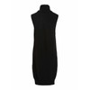Vila Women's Viril Long S/L Knit Vest-Noos Dress, black