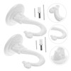 CAXUSD 2 Sets Multi Function Ceiling Wall Hooks of Sturdy