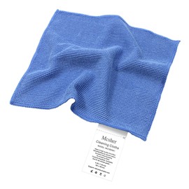Mcsher Microfiber Cleaning Cloths - 6 Pcak, Blue, 6"x 7" Inch