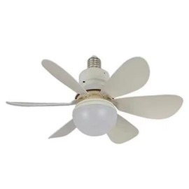 Fan with Light and Remote Control E27 Screw White Light, Ceiling Fan Lights