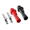 Cleqee 1000V 10A 4PCS Multimeter Alligator Clip Set Electrical Crocodile