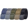 Ginwee 5 Pack Nylon Military Tactical Belt Webbing Canvas Outdoor