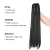 Cybelleza 20inch Ponytail Hair Extensions Straight Ponytail Claw Jaw on