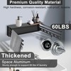 MEILANHUI Wall Mounted Drying Rack, Aluminium Free Swinging Folding Drying