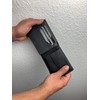 LEAS Men's Wallet Extra Thin with RFID Protection, Flap and