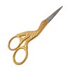 Gold Stork Design Embroidery Scissors. Manicure, Nail Art, Craft &