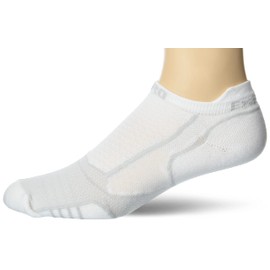 Thorlo Unisex Running Socks, White (1 pair), l
