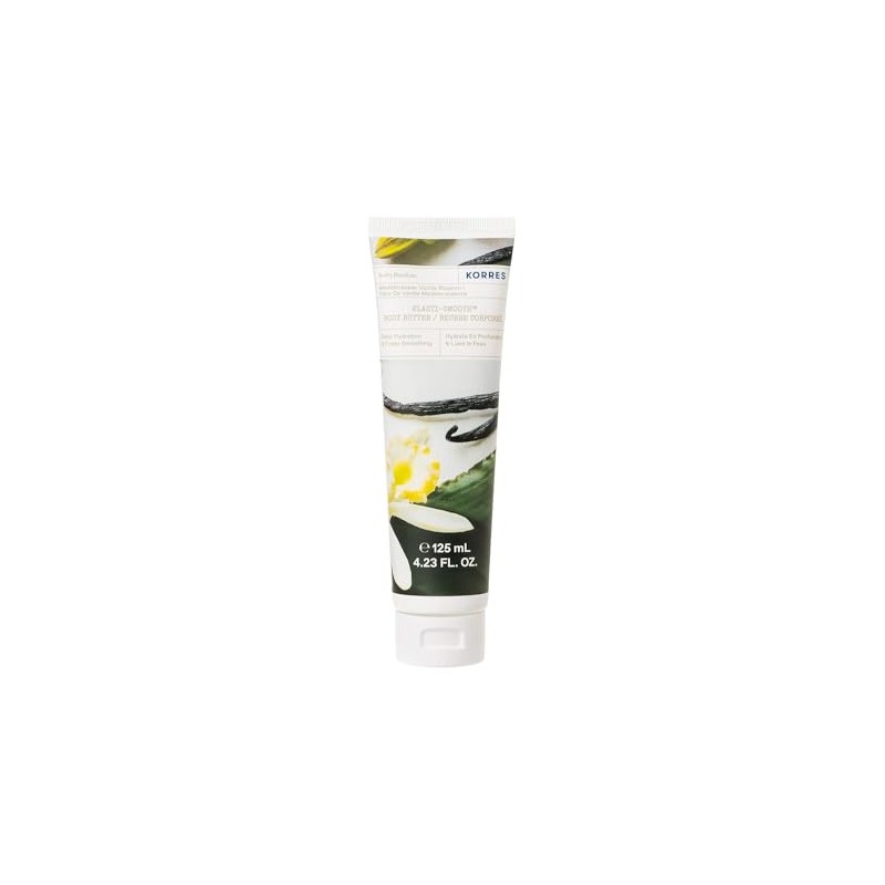 KORRES Elasti-Smooth Body Butter, Mediterranean Vanilla Blossom, 4.23 fl. oz.
