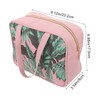 VICASKY Travel Makeup Bag Thickened PU Handheld Cosmetic Pouch Toiletry