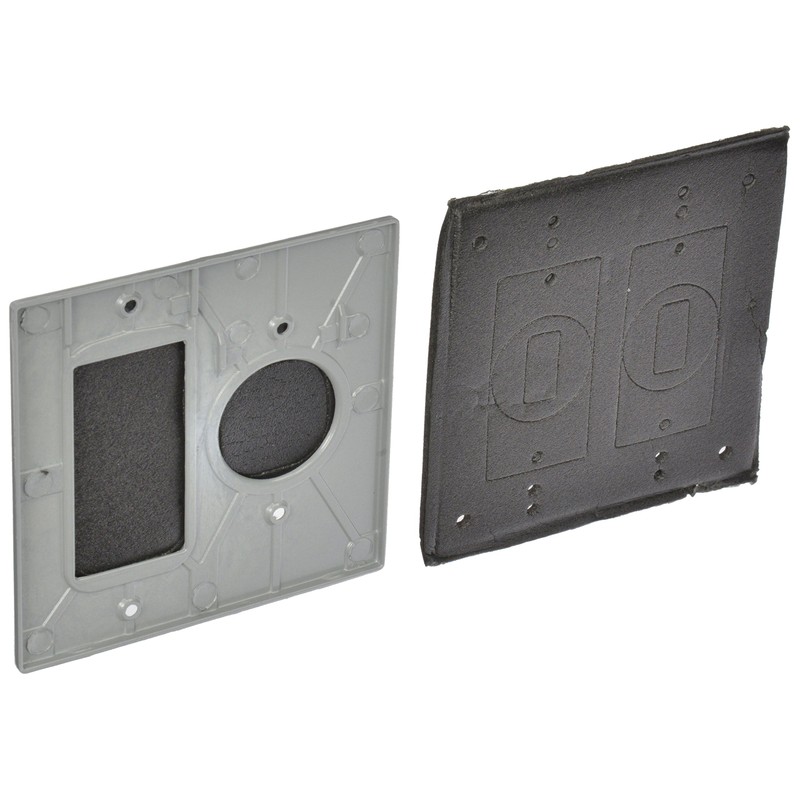 Thomas & Betts LE 2CCSG 2GNG CVR SNGL&GFI RECEPTAC