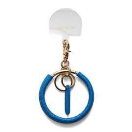 Hazel Key Chain, Leather, Daimaru Nasukan Mahoring, Blue, One Size Fits All, blue, Free size