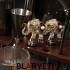 BLARYETI Elephant Wine Stopper, Lucky Trunk Up Animal Wine Bottle