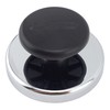 Master Magnetics Round Base Magnet Fastener with Knob,Chrome,1.43" Diameter, 0.98"