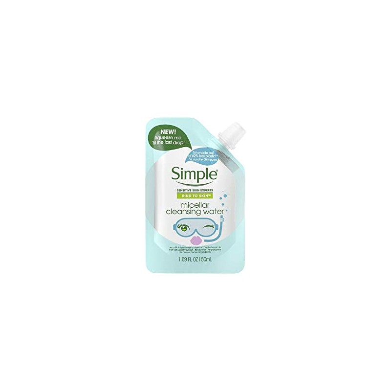 Simple Kind To Skin Micellar Cleansing Water Squeeze Me Pouch