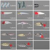 120 PCS Fishing Lures Set Mixed with Tackle Box, Including