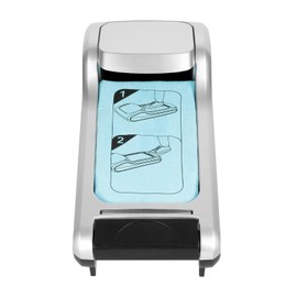 Automatic Shoe Cover Dispenser, 1200 Times Shoe Covers Machine, Shoe Film Machine, Shoe Wrapping Machine for Home Office Keep Floor Clean (Grey)