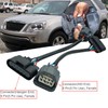 Micarun 2 Pcs HID to Halogen Headlight Adapter Headlamp Conversion