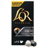 L'OR L'OR Espresso Onyx Coffee Pods x10 Intensity 12 (Pack
