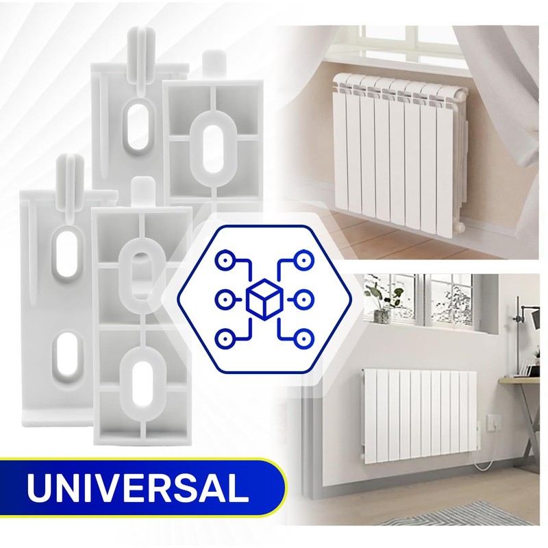 Aluminium Radiator Brackets 90 x 32 mm Made of High-Strength