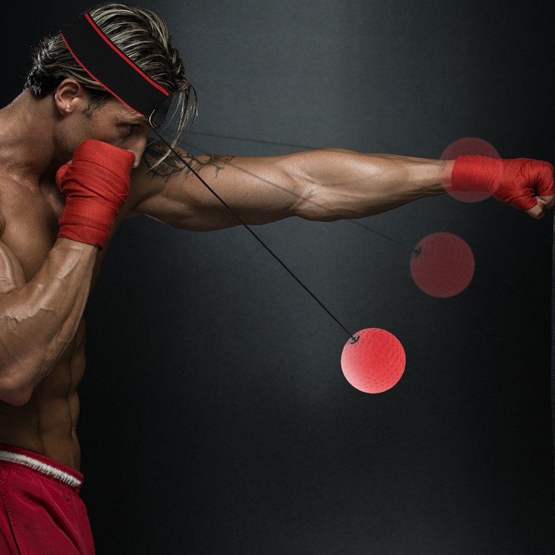 VGEBY1 Boxing Head Ball, Punch Speed Headband Ball Rubber Focus