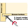 Home Fittings Furniture Drawer Bottom Sagging Repair Fix Mend Mending