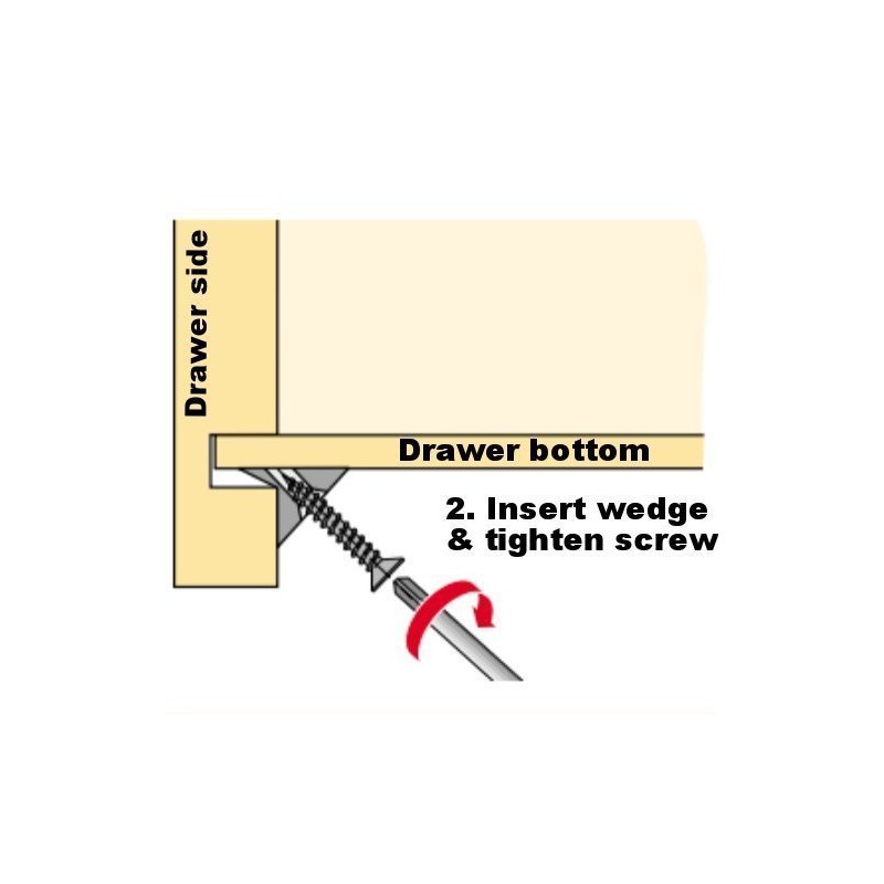 Home Fittings Furniture Drawer Bottom Sagging Repair Fix Mend Mending