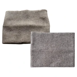 Yak and Organic Cotton Neck Warmer, Braun