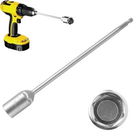 Yuiturt Caravan Crank for Cordless Screwdriver Extension Caravan Crank with 19 mm Nut Crank Supports Length 250 mm 1/4 Inch Attachment for Crank Supports for Caravans and Motorhomes
