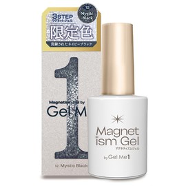 2025 Fall/Winter Limited Collection Magnetism Gel by Gel Me 1 12 Mystic Black, Magnetic Nails, Magnetic Gel, Self Nail