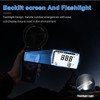 SURLABA Anemometer Handheld, Digital Wind Speed Meter with Temperature &