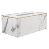 ULTECHNOVO Business Grade Marble Tissue Box Stylish Storage Box for