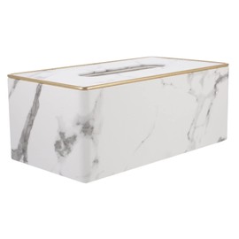 ULTECHNOVO Business Grade Marble Tissue Box Stylish Storage Box for Office Household