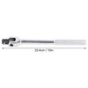 Breaker Bar 10in Chrome Vanadium Steel 1/2in Drive 180 Degree