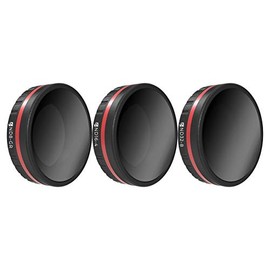 Freewell Landscape Gradient ND Camera Lens Filters – 4K Series – 3Pack ND8-GR, ND16-4,ND32-8 Compatible With Osmo Action Camera
