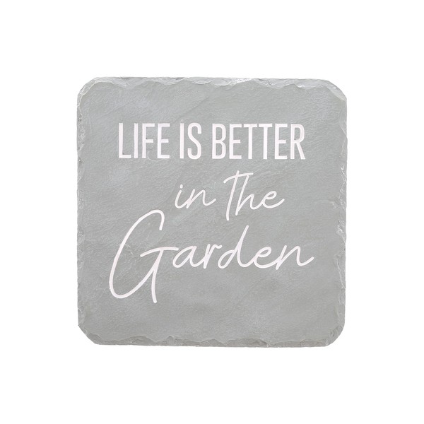 Pavilion Gift Company 25305 7.75" x 7.75" Garden Stone, Light