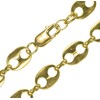 uGems 24K GP Anchor 14mm x 10mm Deisgner Chain 20