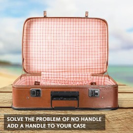 Ezranova Box Handles Spring Folding Metal Chest Handle,Heavy Duty Spring Folding Handles,Flight Case Han/dles,304 Stainless Steel Box Handle,for Toolbox Storage Boxes Luggage Hardware Replacement