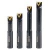 Accusize Industrial Tools 4 Pc 1/2'' Round Shank Indexable Boring