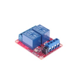 KNACRO 2-Channel 24V Relay Module High Low Level Triggering Optocoupler Isolation Load 10A DC 30V AC 250V for PLC Automation Control, Industrial System Control, Arduino