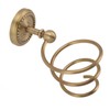 Hair Dryer Holder Antique Brass Hair Care Tools Holder Wall