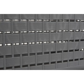 LIVIVO 14L Plastic Woven Effect Storage Basket Kovan– Stackable BPA Free Multipurpose Organiser Bins For Kitchen, Bathroom, Living Room, Bedroom, Desk, Makeup, Cosmetics, Home & Office (Medium)