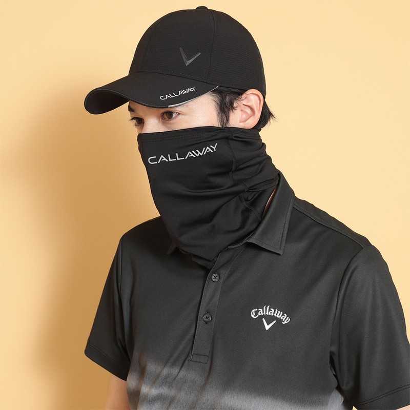 Callaway C25198100 1010_Black FR Men's Face Cover (Sweat Absorbent, Quick-Drying,