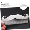 OHPHCALL Stainless Steel Multi-functional Beard Comb Pocket Hair Comb for